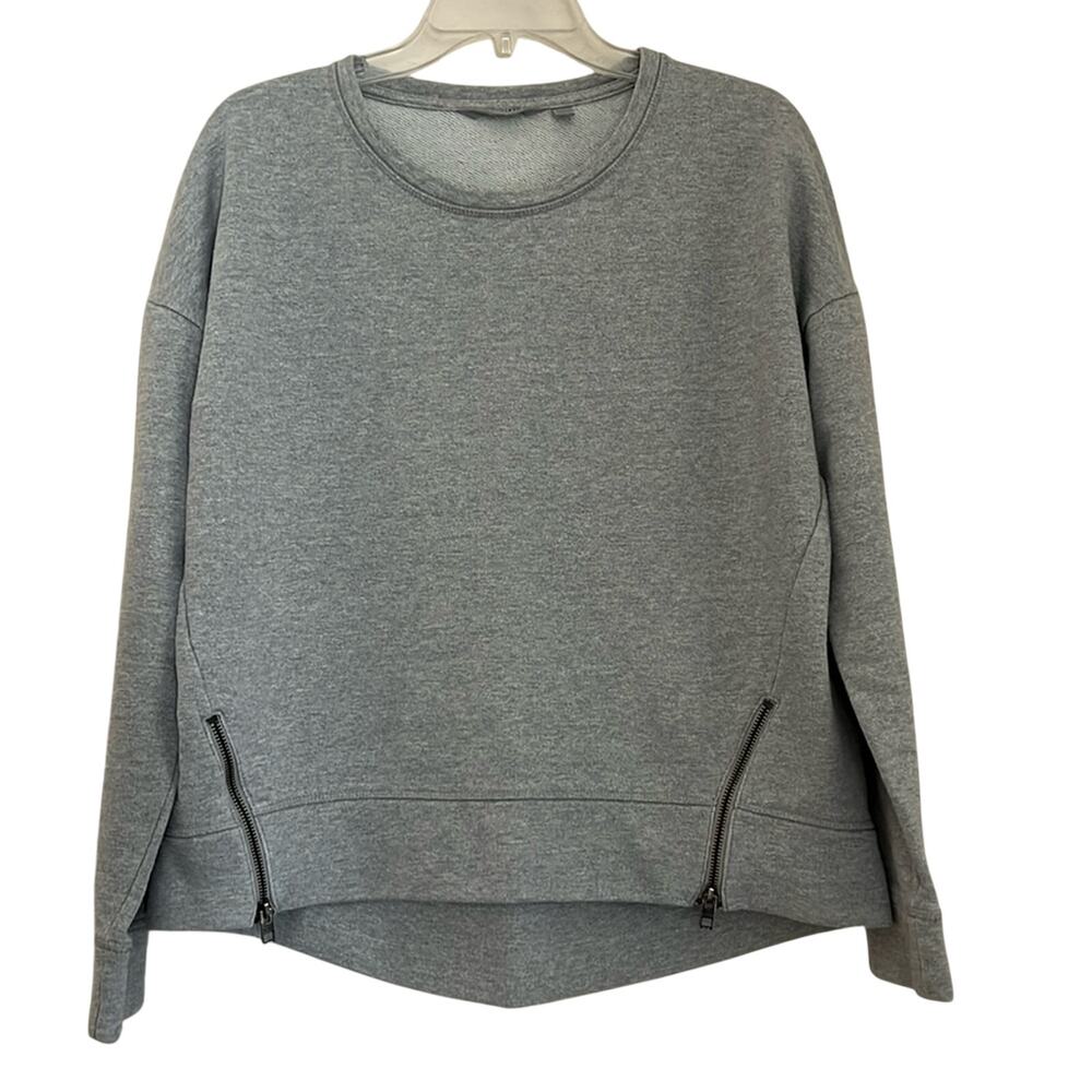 Athleta Cityscape Sweatshirt Womens Size S Gray Athlesiure Casual Layer Gym